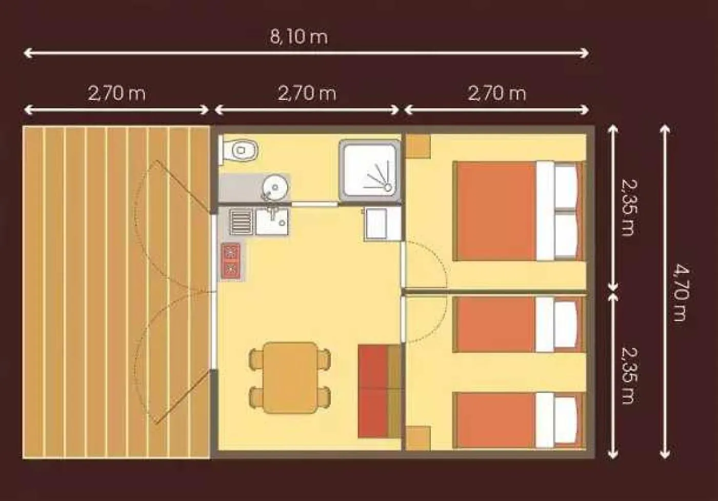 Tatil Evi Cabane 3 Etoiles - Piscine - Eecca0 Loupiac
